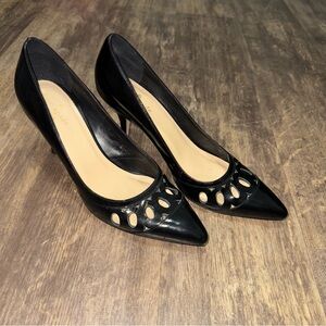 Kate Spade Black Cutout Heels